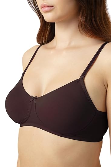Van Heusen Women’s Cotton Wireless Non-Padded Shaper Bra – Full Coverage, Anti-Bacterial, Moulded Cups